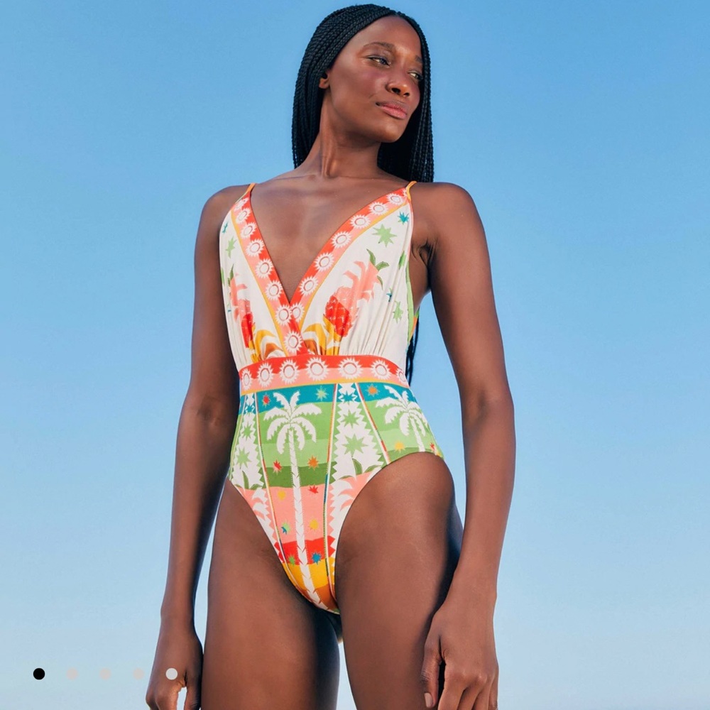 FARM Rio Rainbow Sunset One Piece Swimsuit